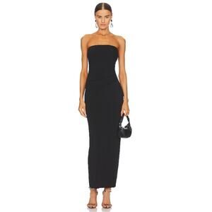 Bec & Bridge Black Strapless Dress